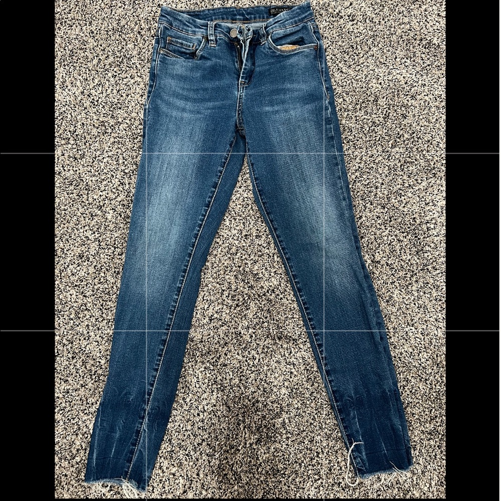 Mid rise skinny jeans